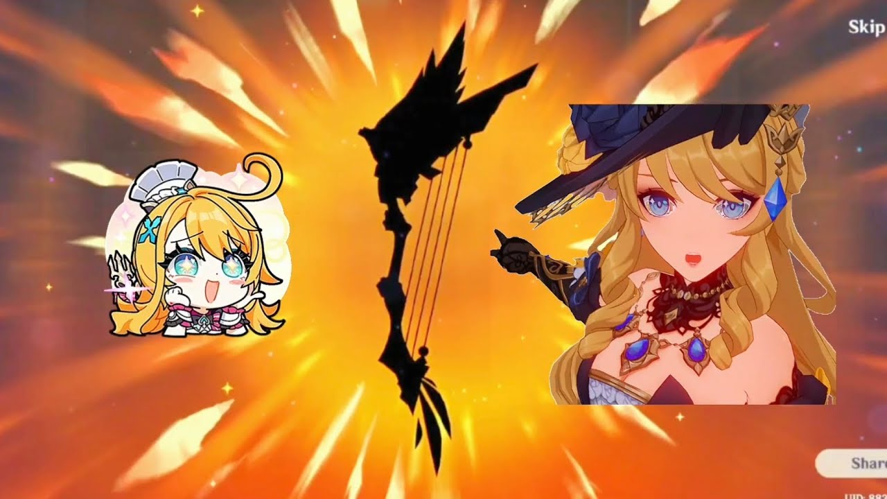 Pulling for escoffier and skirks's weapon Genshin impacted 