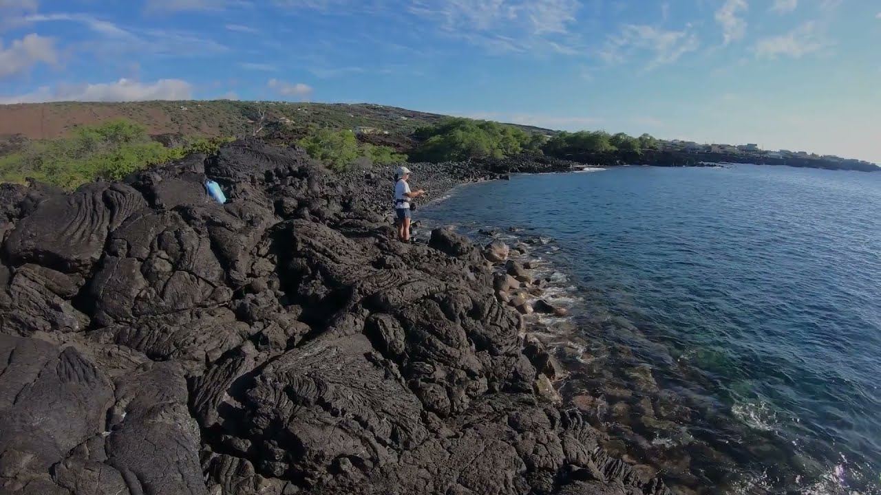 Fishing the Cliffs of Milolii - Nice Taape