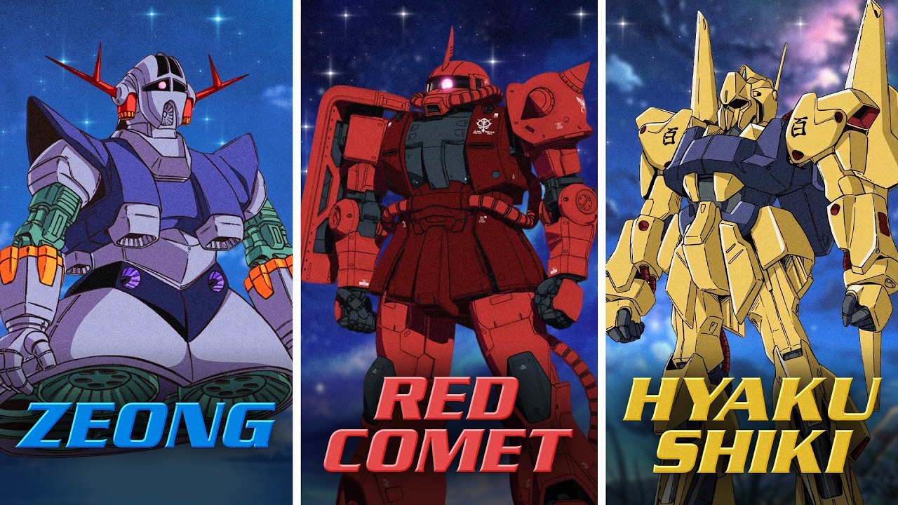 EVERY SINGLE Char Aznable Mobile Suit!