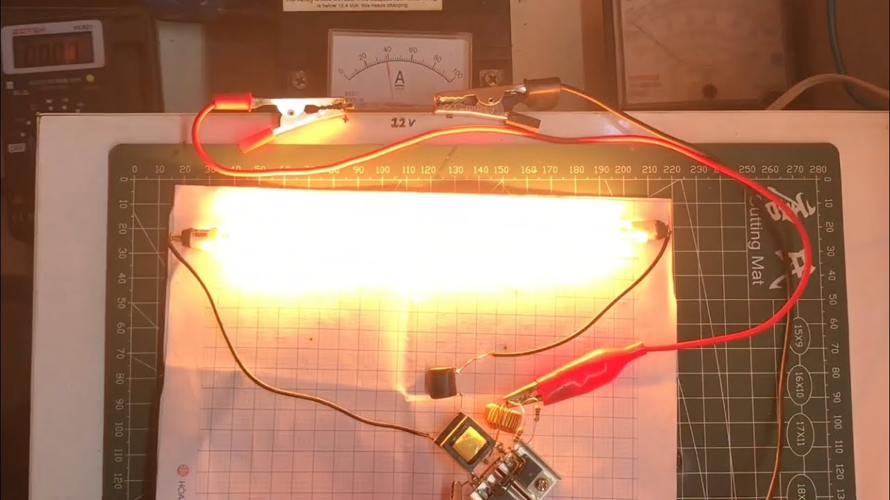 Chế kích điện đơn giản , kích điện siêu nhỏ, siêu khoẻ ,inverter 12-220v !