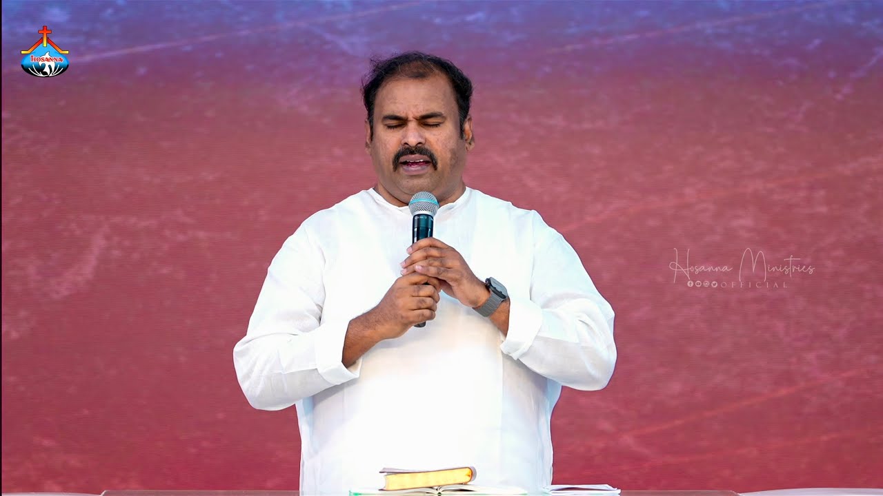 SthuthiKeerthaneeyudaa ॥ స్తుతి కీర్తనీయుడా ॥ #hosannaministries Live Song Pas.ABRAHAM Anna 