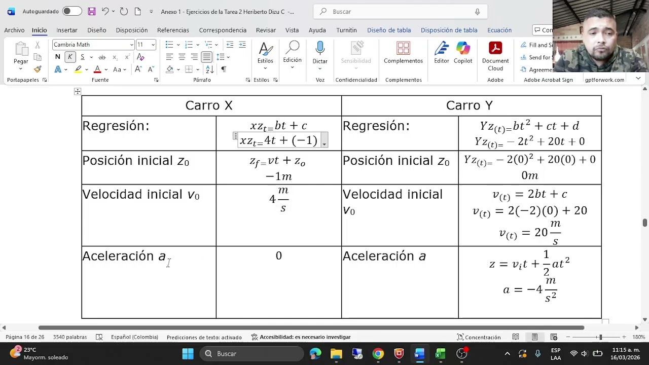 Ejercicio 4  Construcción y análisis de gráficas   MRU y MUA