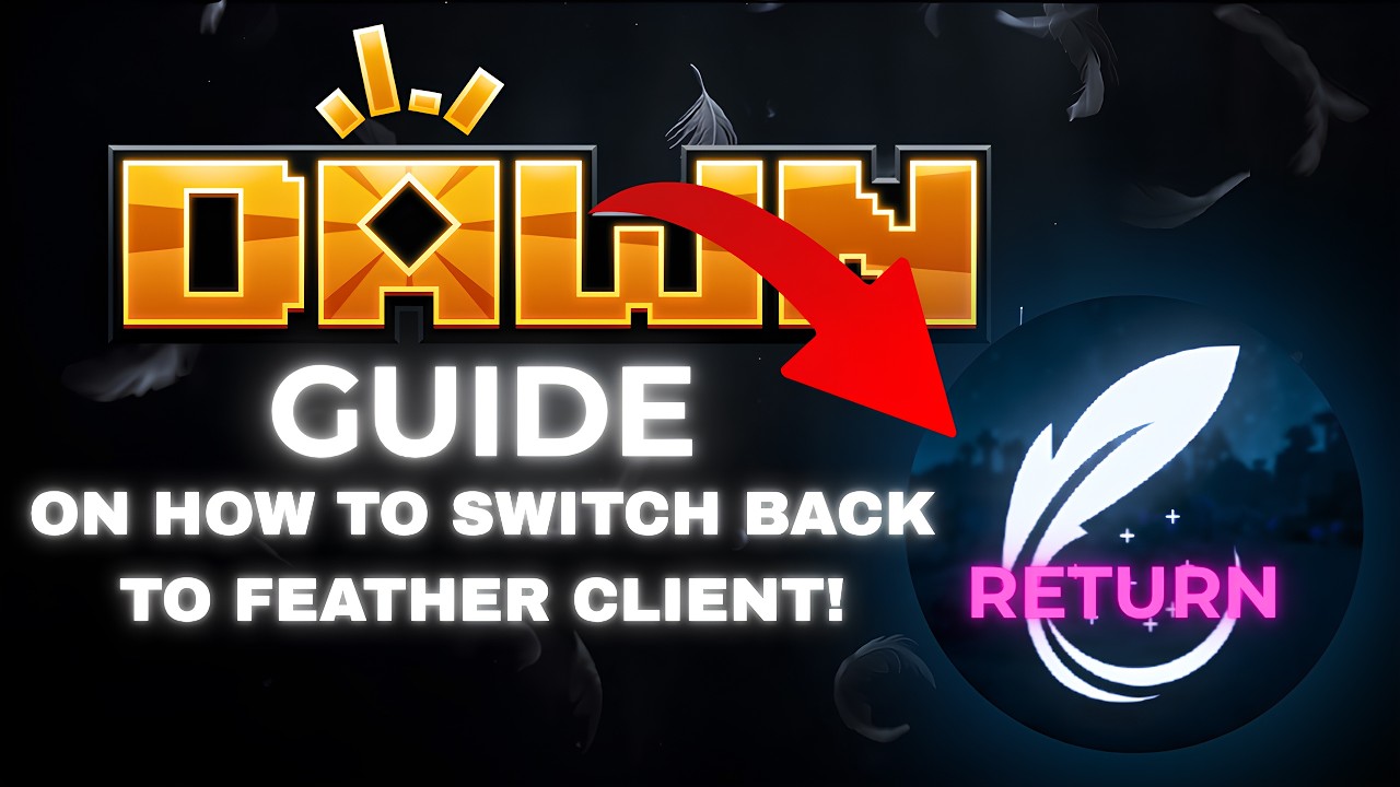 Don't Use Dawn Client! Guide on How to Switch Back to Feather Client!