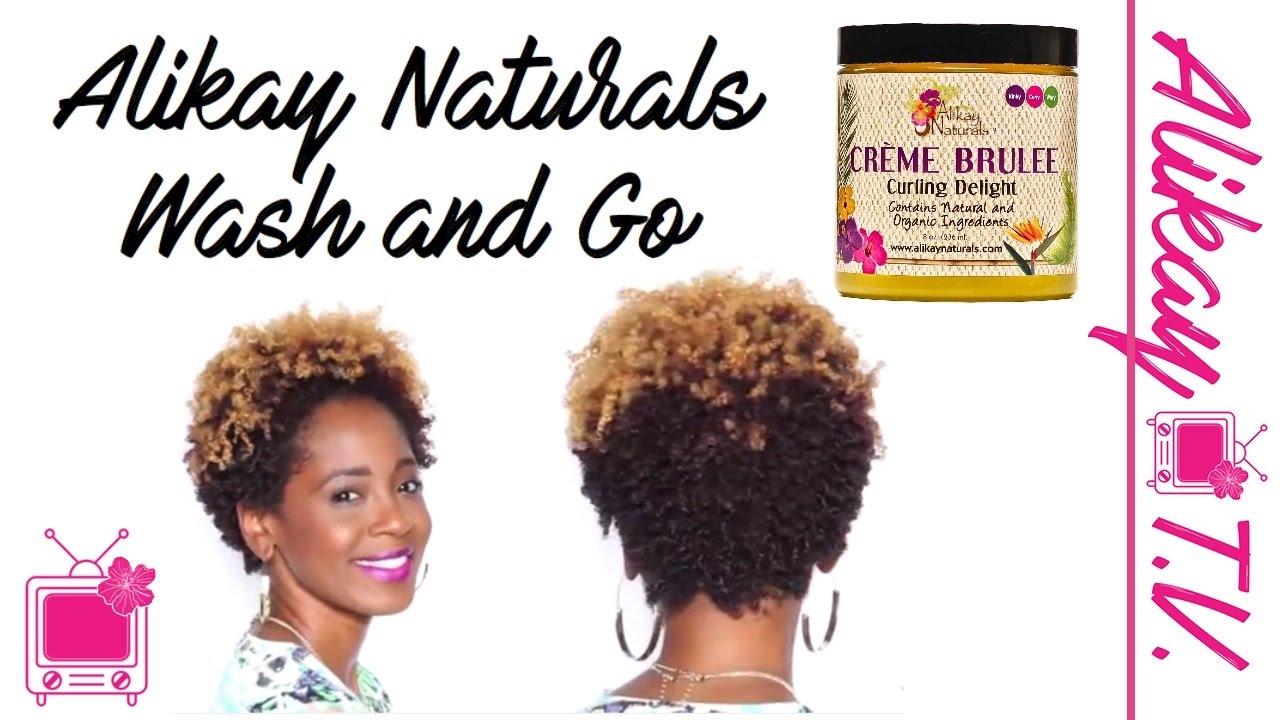 Wash and Go Type 4 Hair Using Alikay Naturals Creme Brulee ft. Askproy