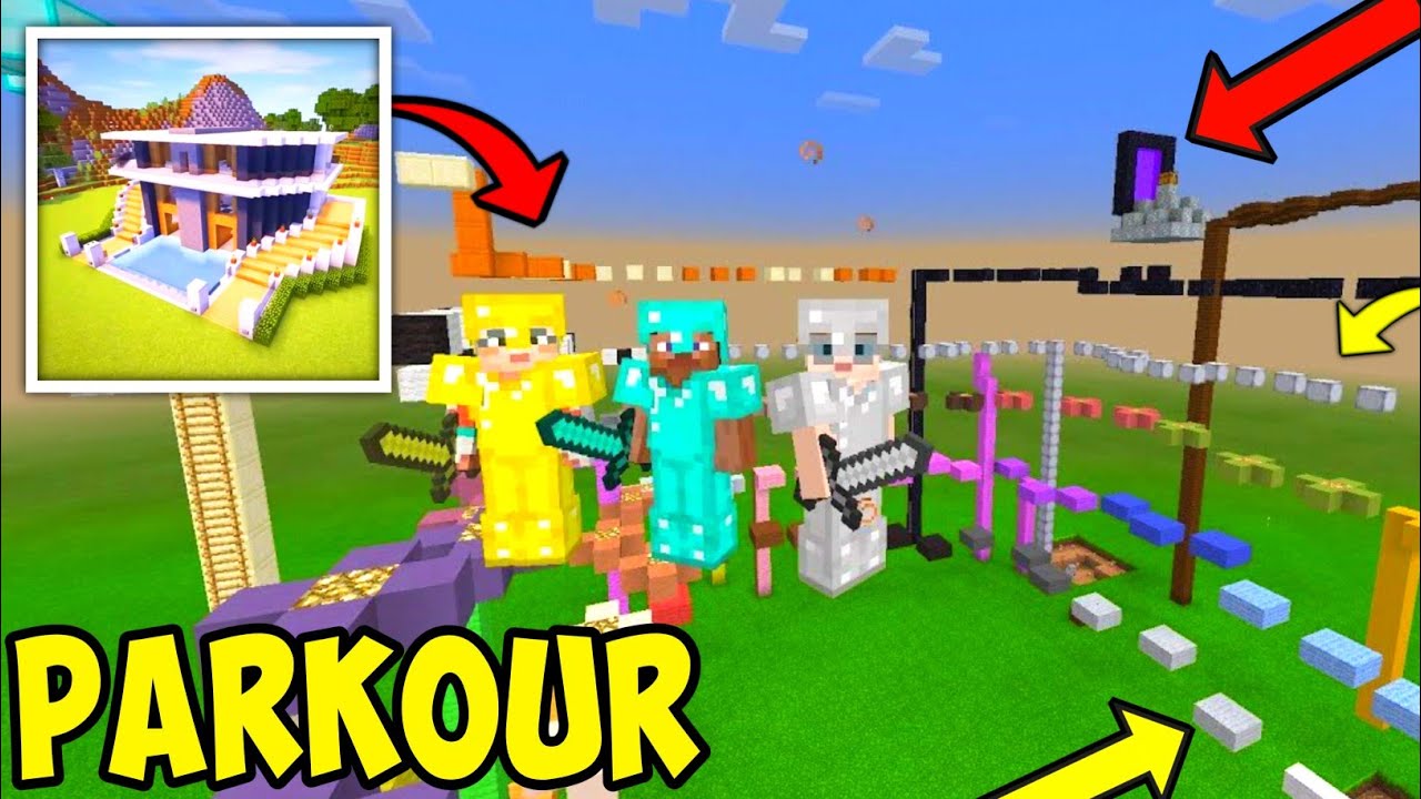 Multiplayer Parkour In Craft World 2024 Gameplay Walkthrough | Craft World - Master Block 3d