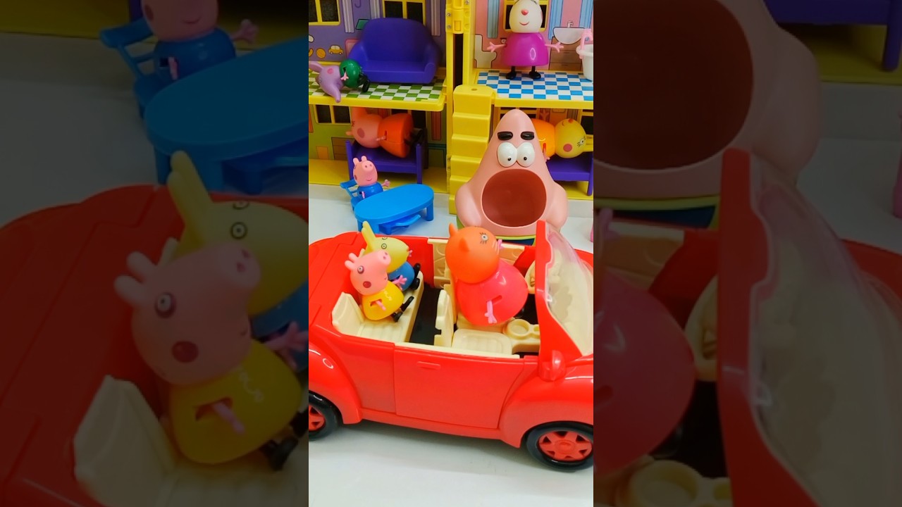Peppa Pig Red Car #toys #unboxing #satisfying