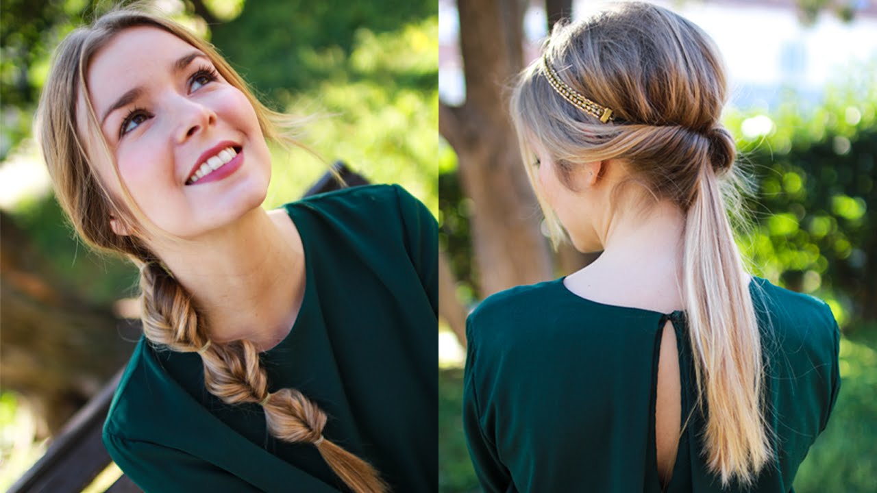 3 Penteados Para Quem Não Sabe Fazer Penteados | Alice - Golden Locks