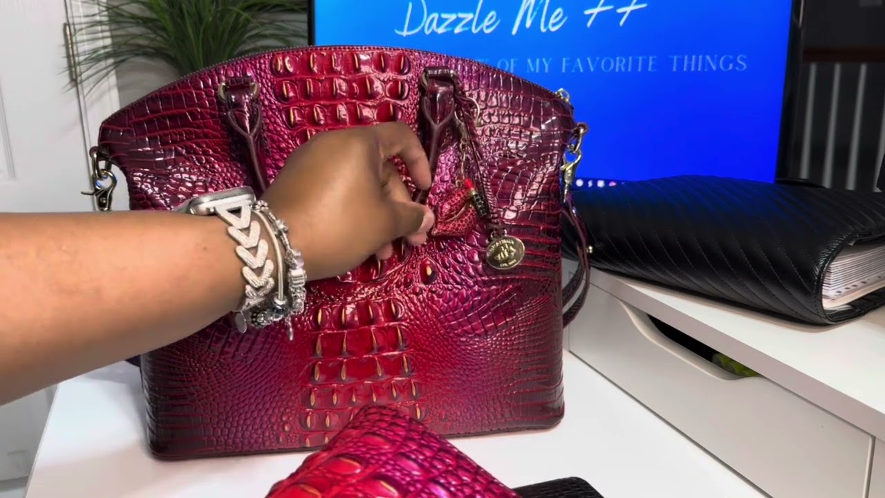 What’s in my Bag?  Brahmin Large Duxbury in Ruby Ombré