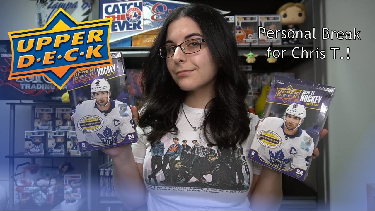 Exchanging a French for WHAT? | 2020-21 UPPER DECK SERIES 2 HOCKEY HOBBY BOX X2 OPENING FOR CHRIS T.