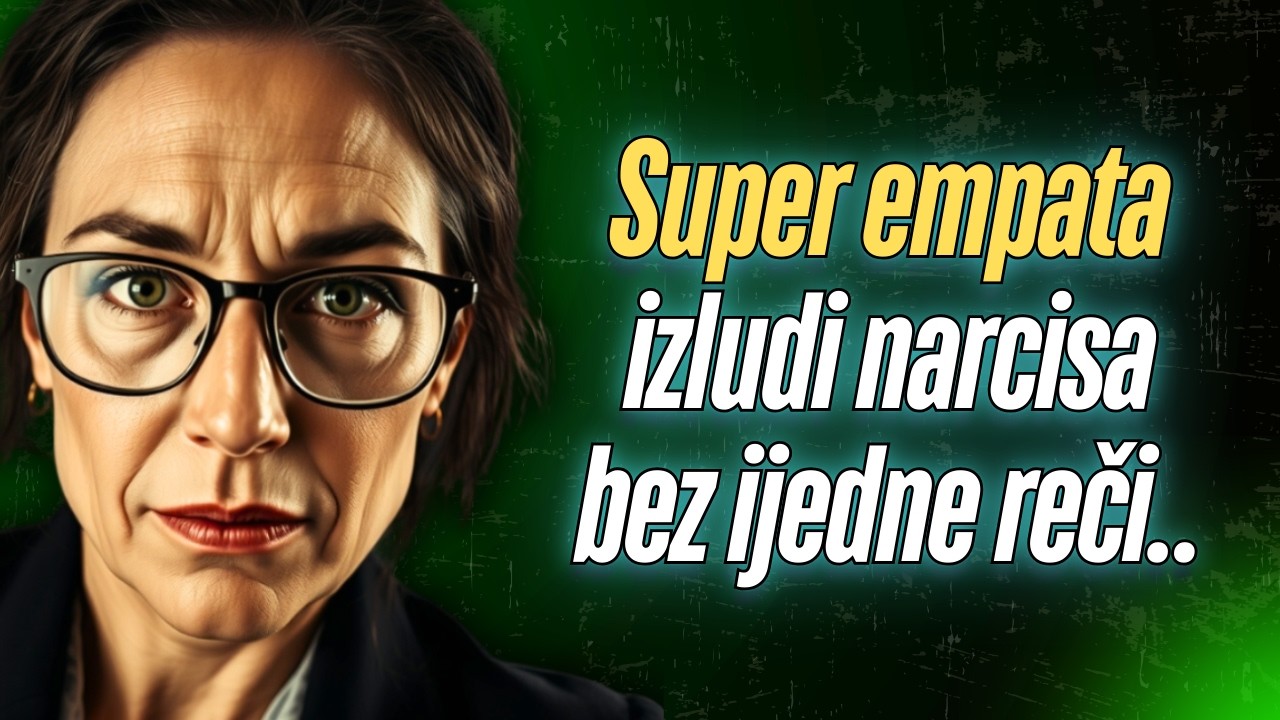 Kako Super Empata izludi narcisa Bez Ijedne Reči | Mudrolije