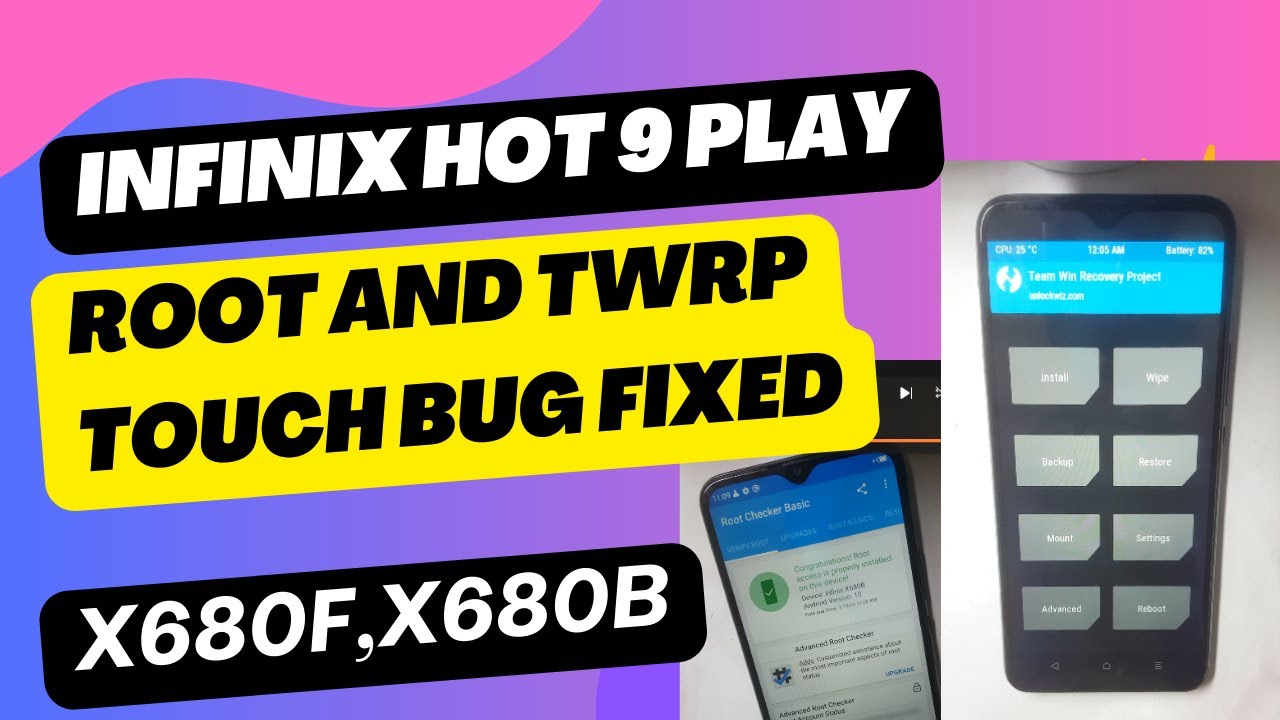 root and twrp recovery for infinix hot 9 play(touch bug fixed)