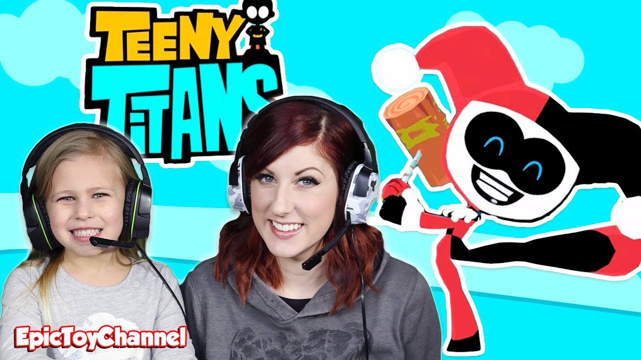 TEEN TITANS GO! Let's Play Teeny Titans with Epic Toy Channel Cassi and 2018 New Teen Titans Go Toys