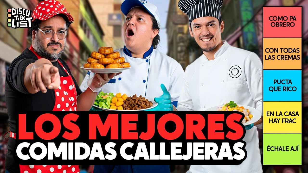 DISCUTIERLIST MEJORES COMIDAS CALLEJERAS - #AyerFueLunes #discutierlist