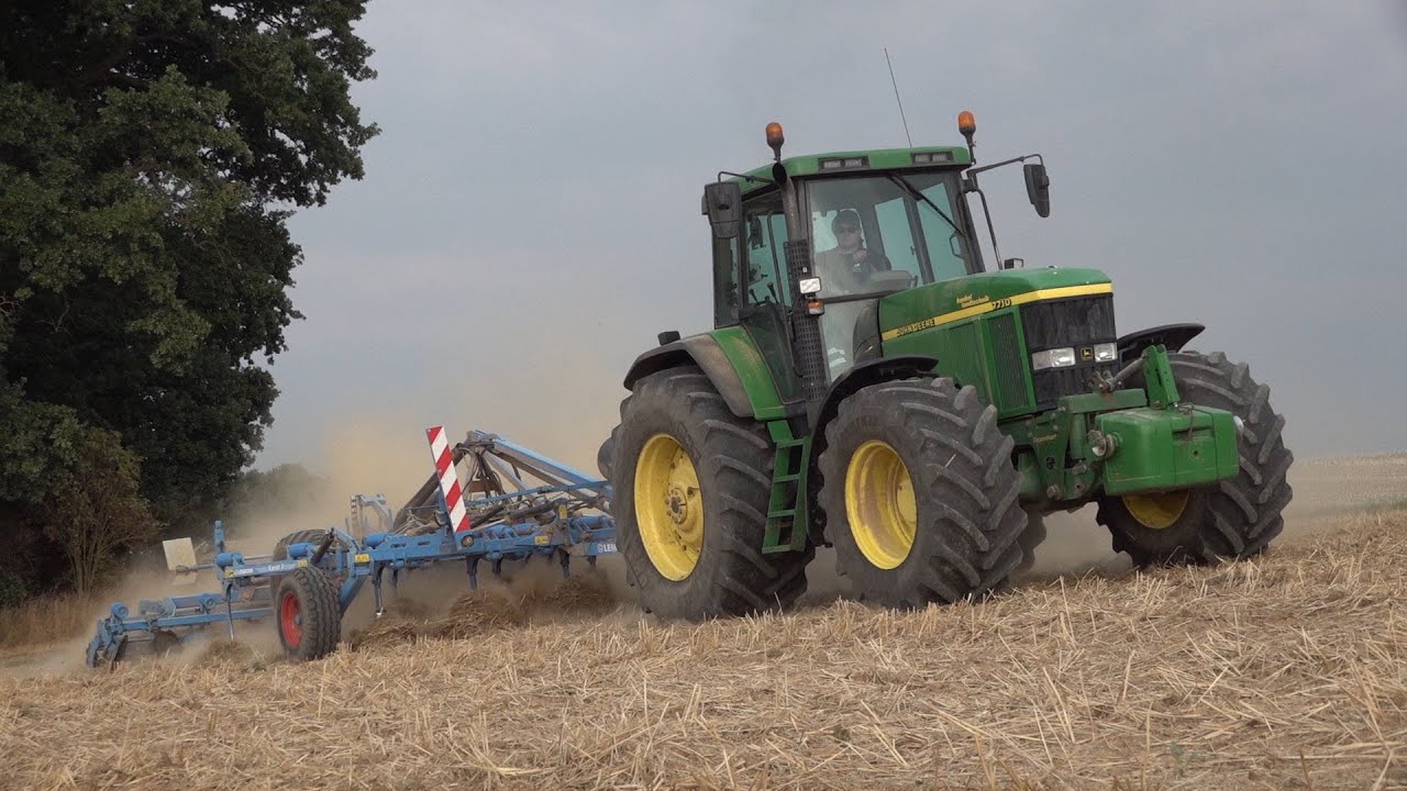 John Deere 7710 mit Lemken Karat 9 (Sound) [HD]