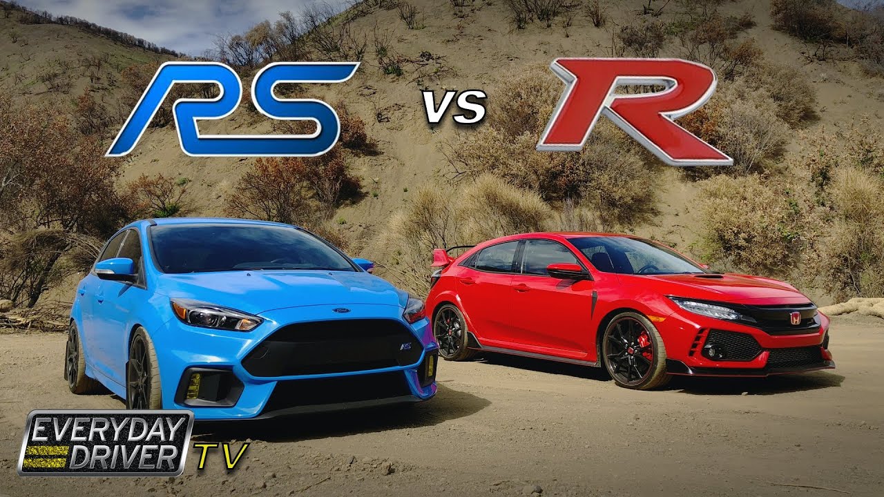 Civic Type-R против Focus RS — король хот-хэтчей | Everyday Driver TV, 3-й сезон