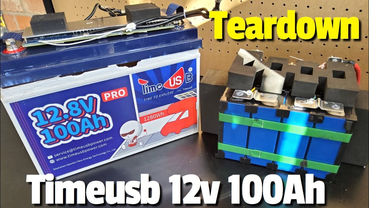 Timeusb 12v 100ah PRO LiFePO4 Teardown