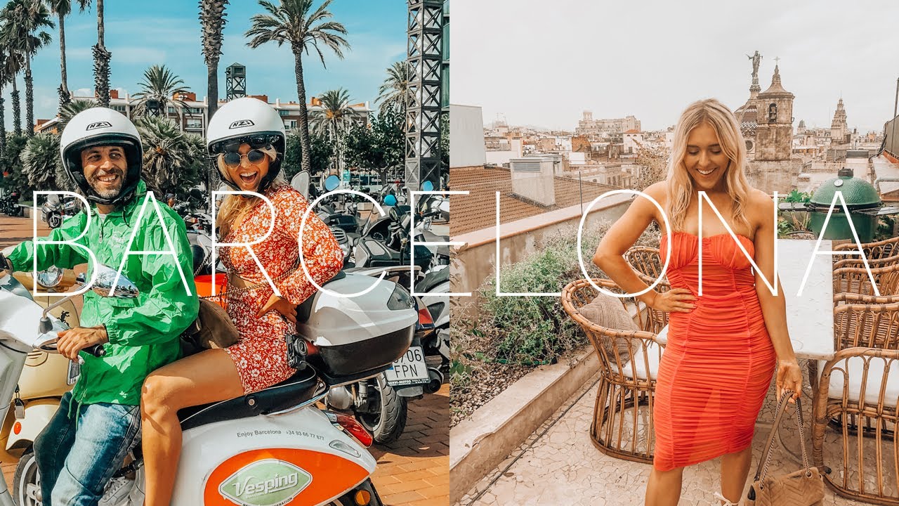 Barcelona Vlog - Barcelona Vespa Tour - 24 Hours In Barcelona; Sagrada Familia, La Rambla, Tapas