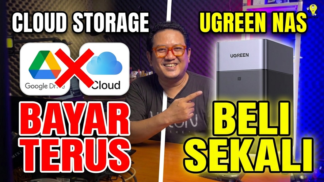 2026 stop pakai online cloud, Pertama pakai NAS Ugreen DH2300. Super lega, cepat, fleksibel...