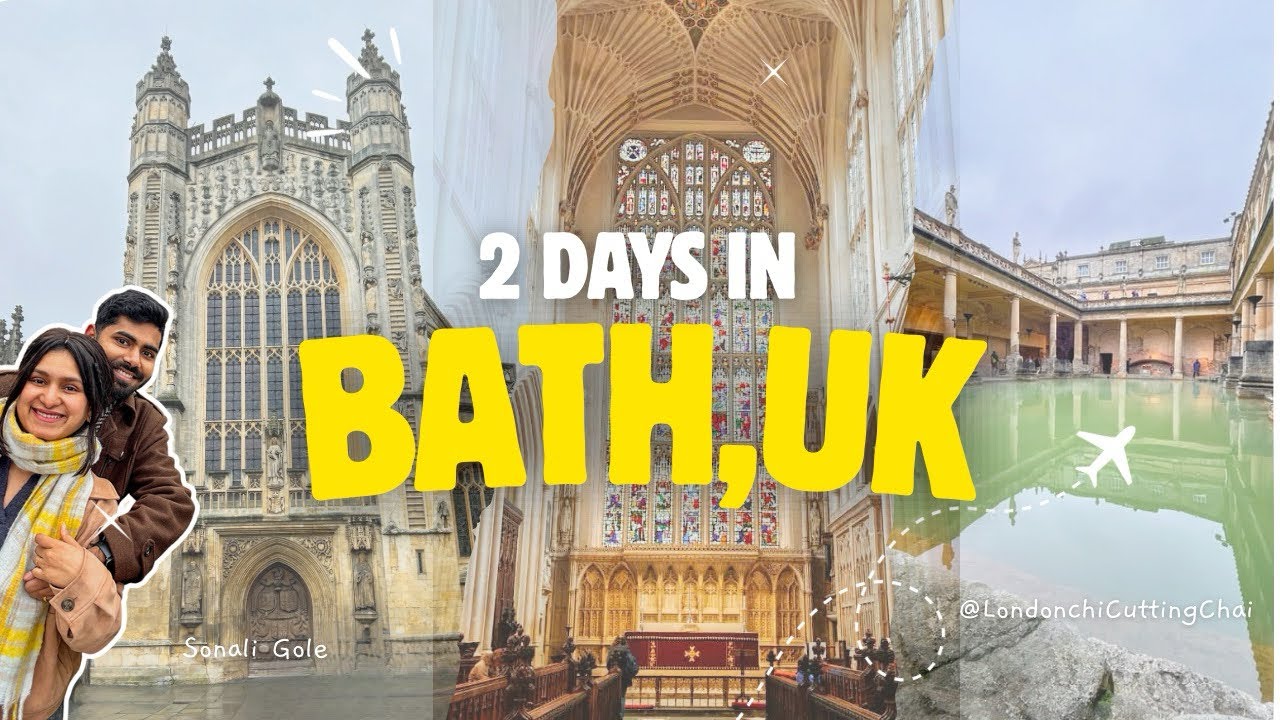 2 Days in Bath UK 🇬🇧 | Roman Baths, Bath Abbey, Royal Crescent | UK Travel Vlog