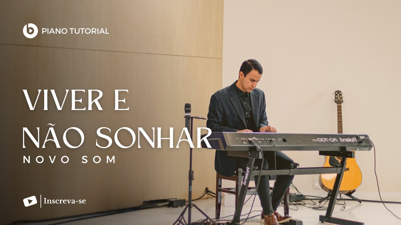 Tutorial piano+detalhes - Viver e não sonhar | Novo Som cd 💿 🎹🙌🏼