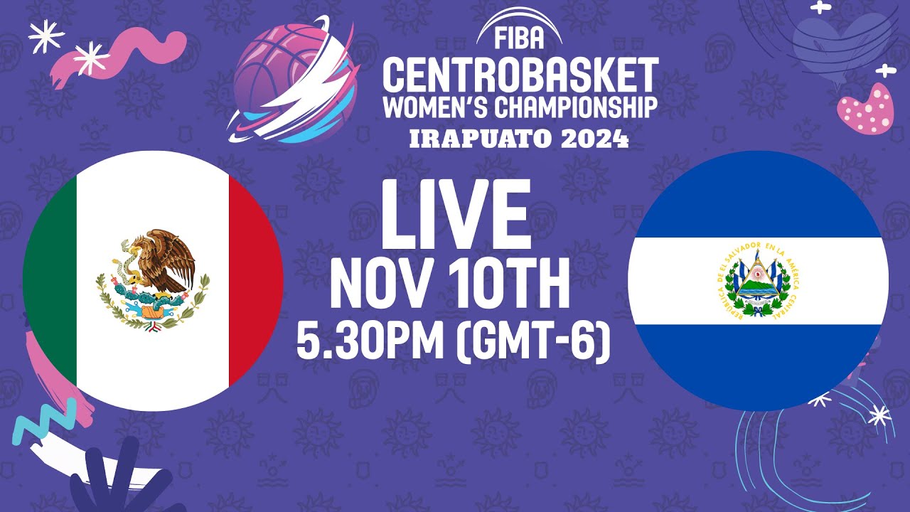 Mexico v El Salvador | Full Basketball Game | FIBA Centrobasket Women's Championship 2024