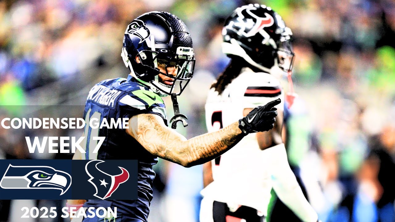 Seahawks vs Texans 2025 Week 7 Condensed Game | NFL Highlights