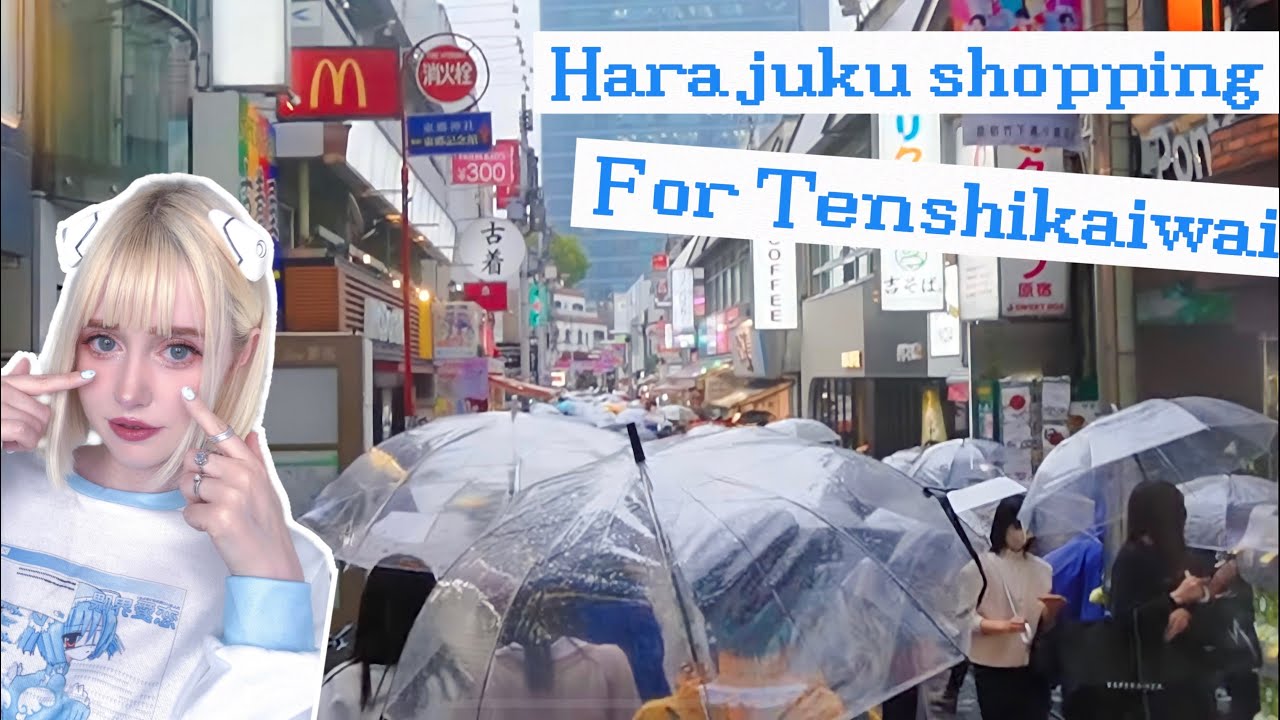 Shopping for Tenshikaiwai in Harajuku ☔️
