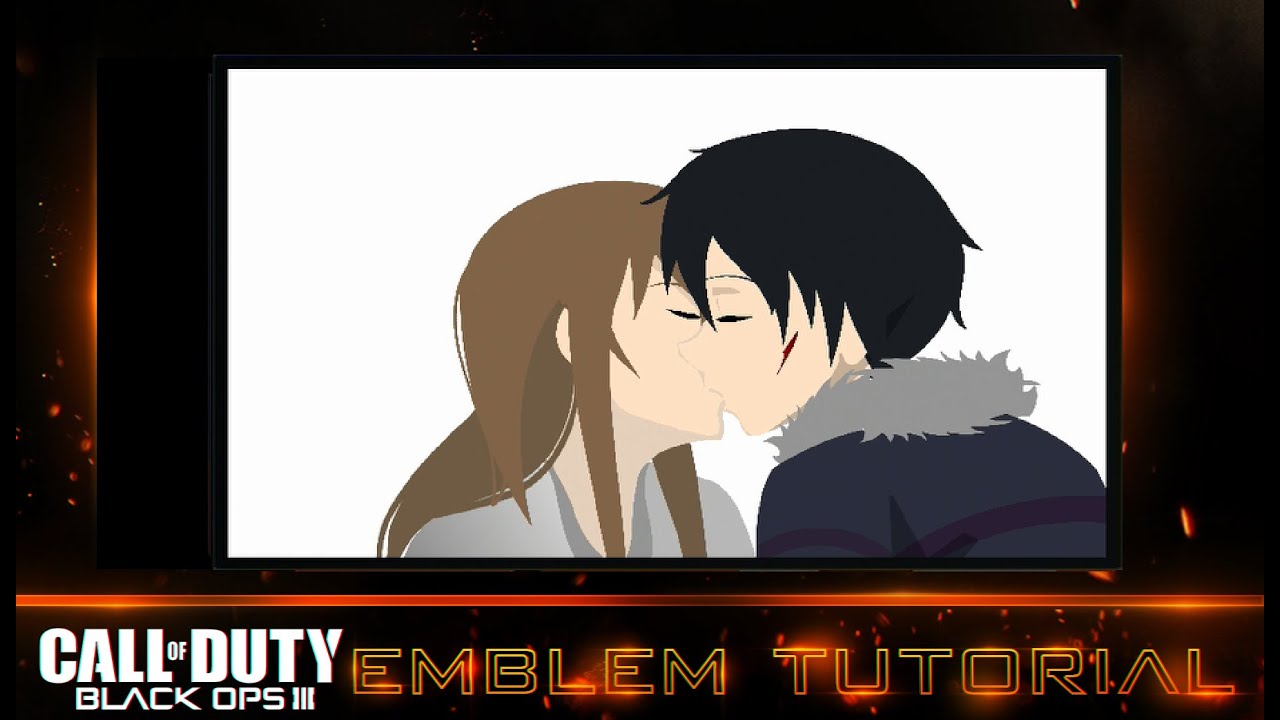Black Ops 3 Kirito & Asuna Anime Emblem Tutorial (SAO)