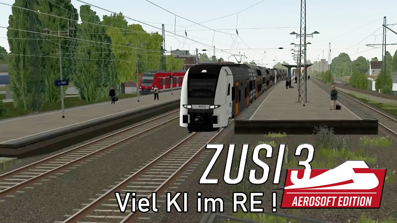 RRX nach Köln mit viel KI Verkehr / Zusi 3