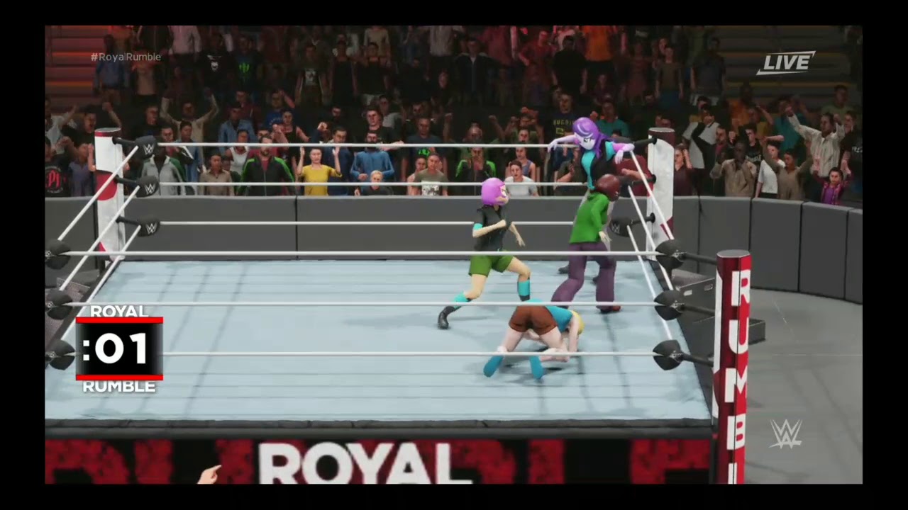 WWE2K19 THE LOUD HOUSE AND MY LITTLE PONY EQUESTRIA GIRLS ROYAL RUMBLE PARTE 1