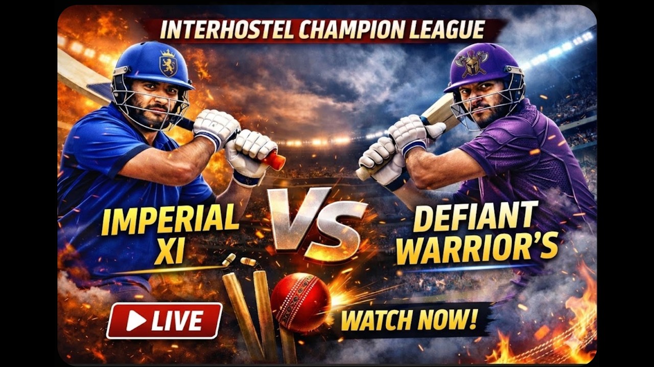 InterHostel Champion League : Imperial XI VS Defiant Warrior’s