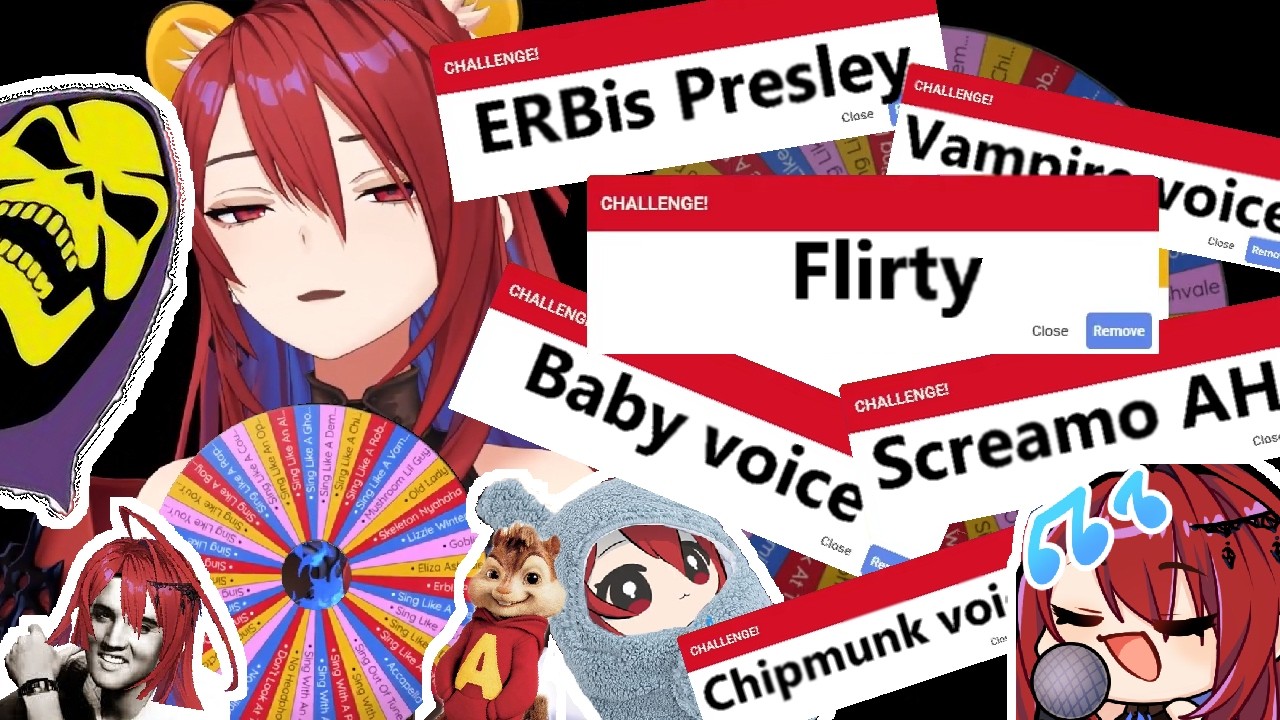 Liz - ERB Tests her CRAZY Voice Range with Wheel Spins