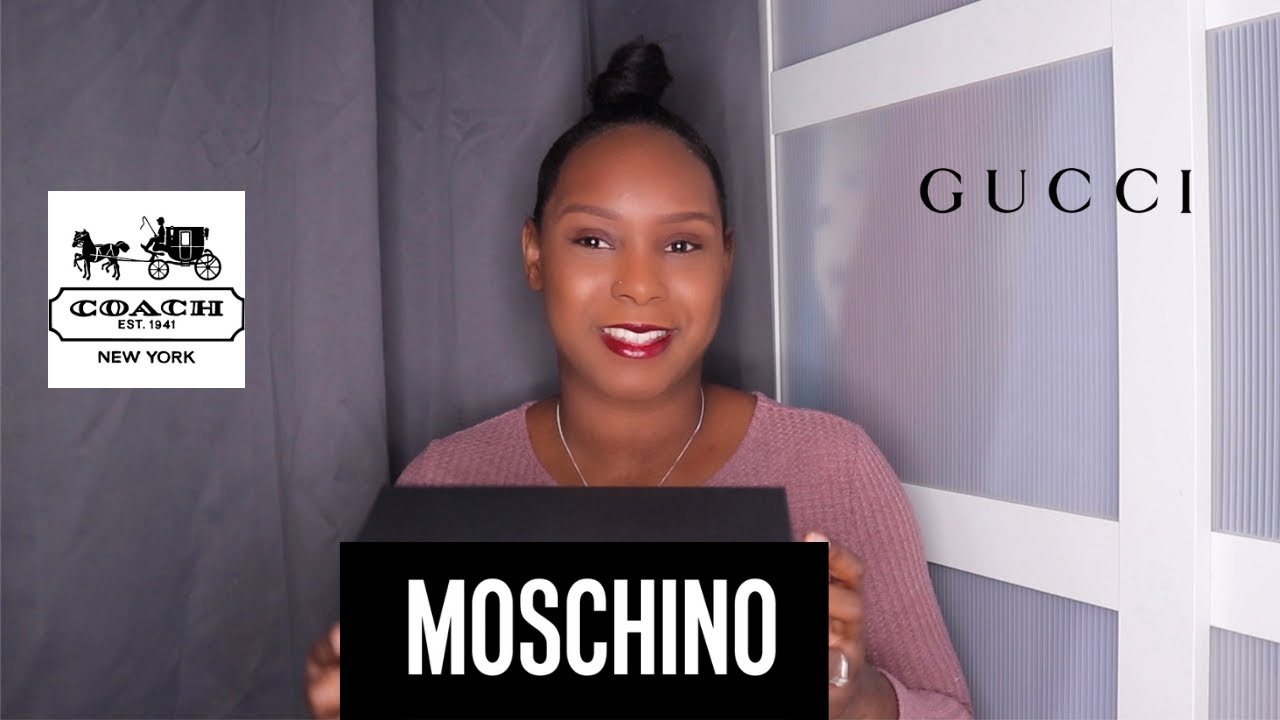 MY FIRST DESIGNER PURCHASES 2021 | GUCCI, MOSCHINO, COACH....