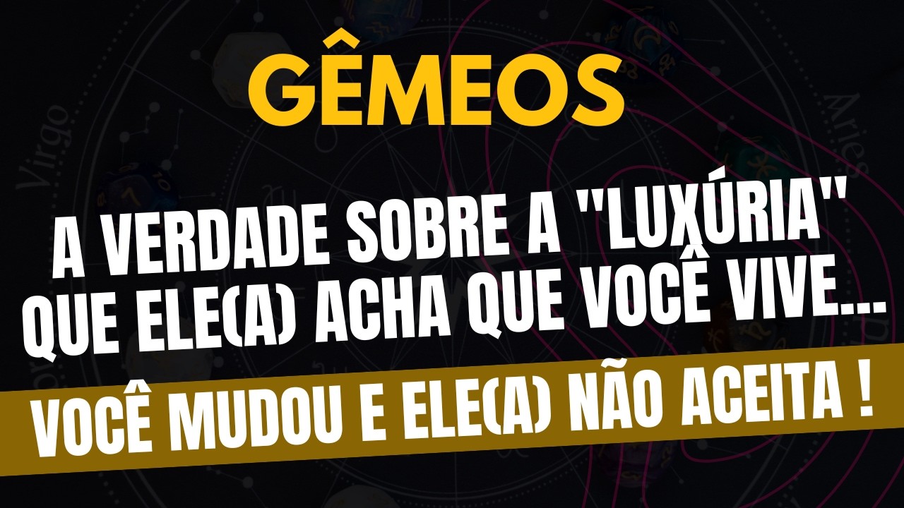 ♊️GÊMEOS: VOCÊ MUDOU E ELE(A) NÃO ACEITA! A VERDADE SOBRE A 