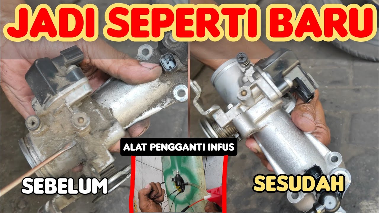 Cara membersihkan throttle body vario 125 fi, penyebab gas telat dan gak bisa langsam..