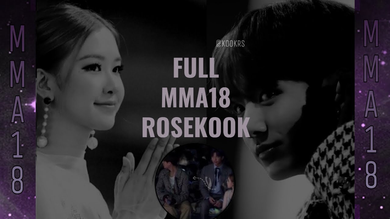 ROSEKOOK [MMA18] Jungkook & Rosé ARCHIVE-181201