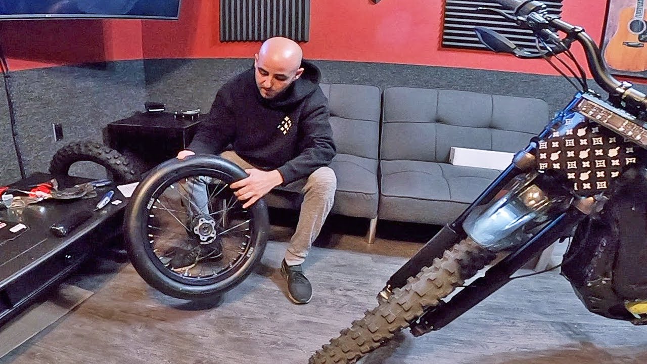 Milk Racing 16/19 SUR RON Tire Setup | Sur Ron Upgrades PART 1