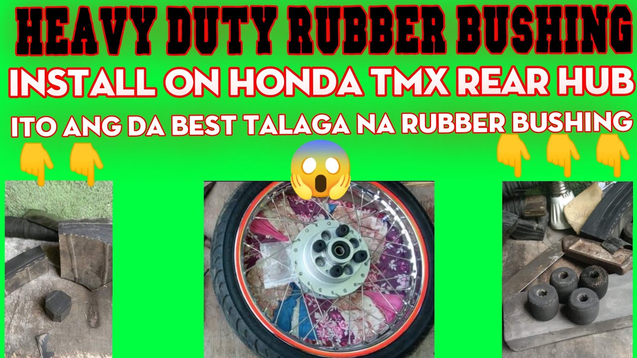 How to  Install Heavy Duty Rubber bushing on Honda tmx