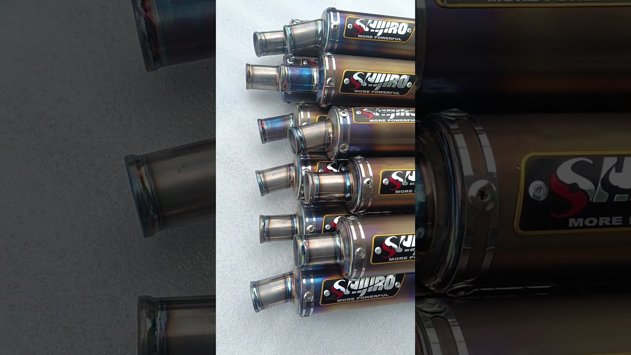 SHIJIRO TITANIUM SILENCER 2 TAK READY CARBON & FULL TITAN 1,5JT
