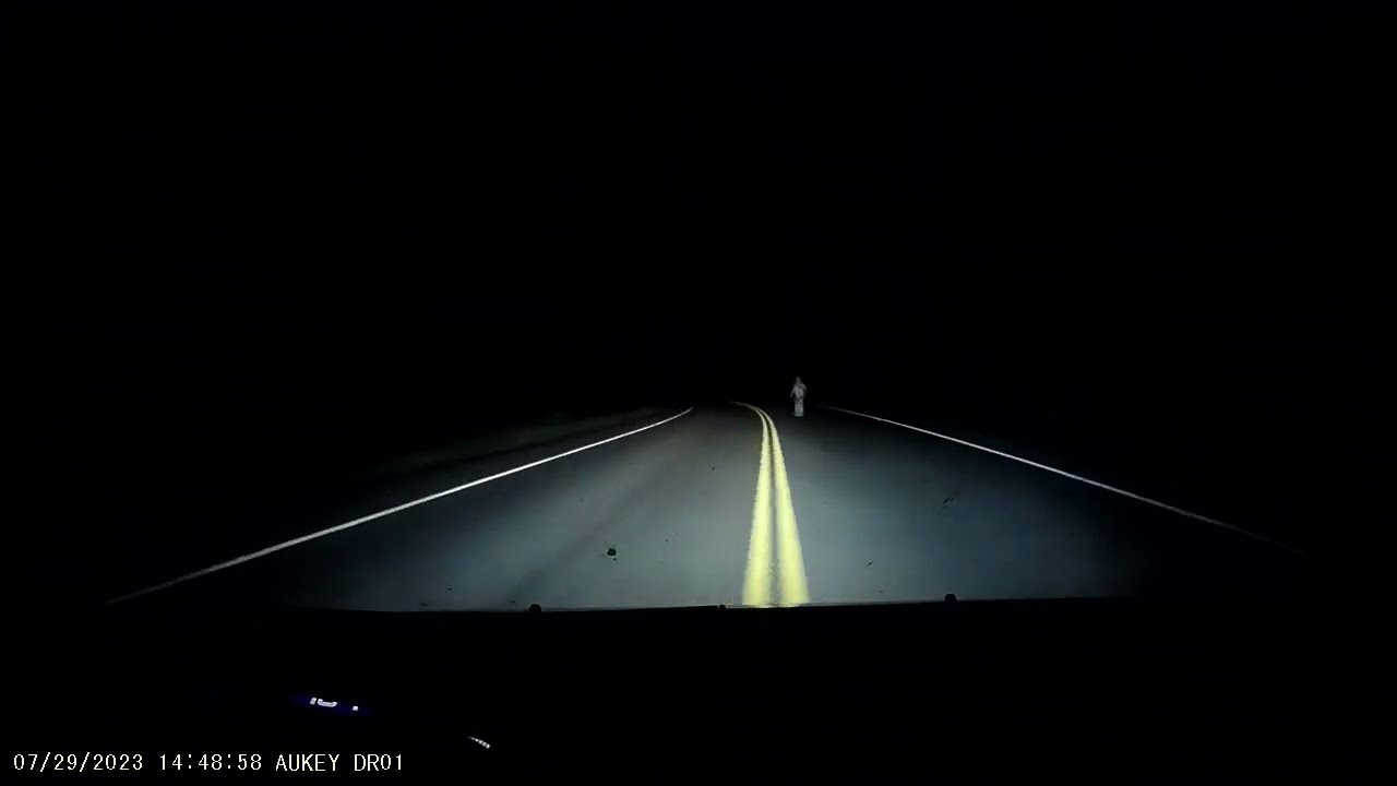 Real Highway Ghost! Caught on dash cam!