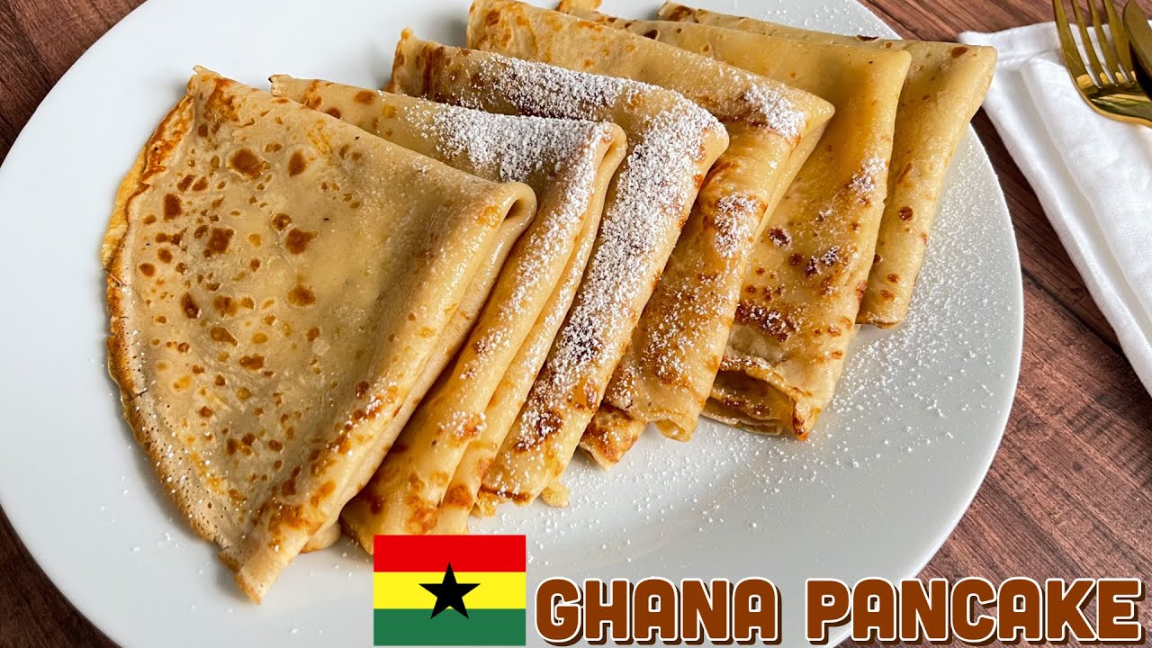 GHANA PANCAKE || AUTHENTIC GHANA PANCAKE || CREPE RECIPE || BEE'SKITCEN
