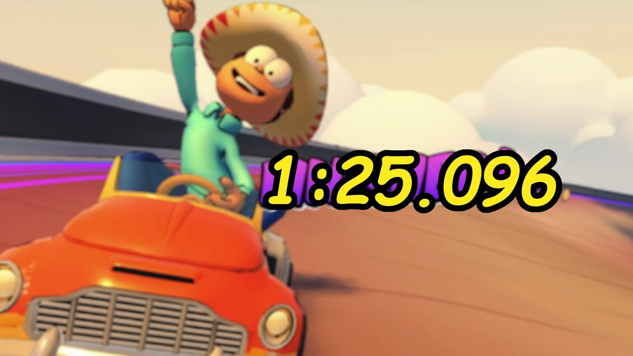 [Former WR] On Cloud Nine - 1:25.096 | Garfield Kart 2: All You Can Drift