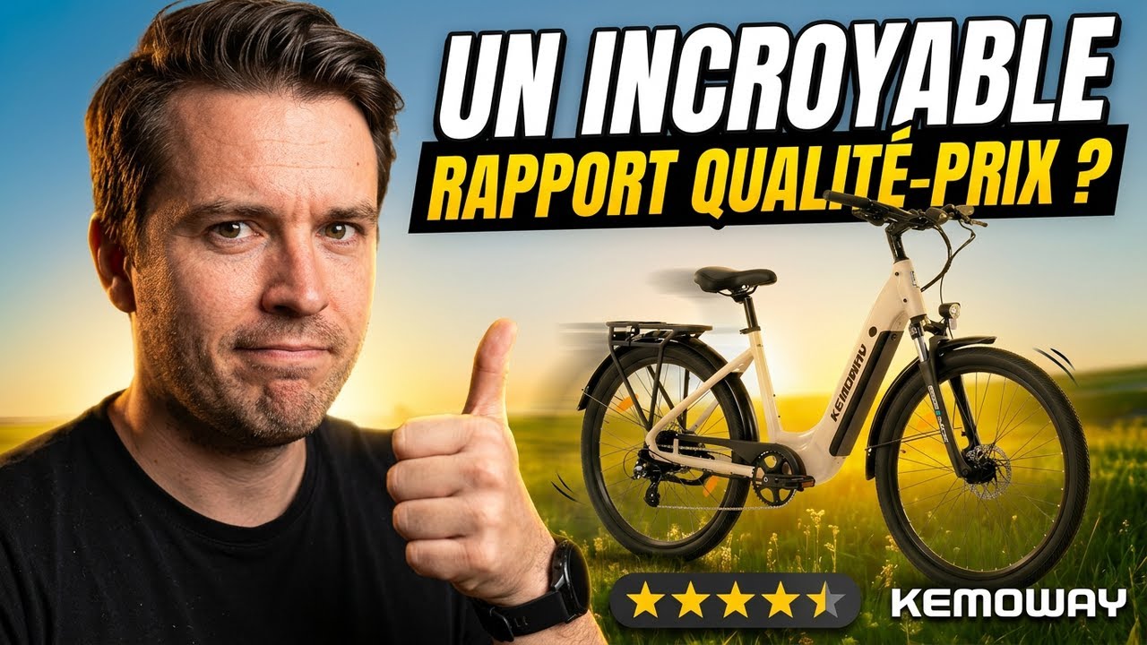 V&Eacute;LO &Eacute;LECTRIQUE KEMOWAY K5R : INCROYABLE pour son prix et &eacute;quipements