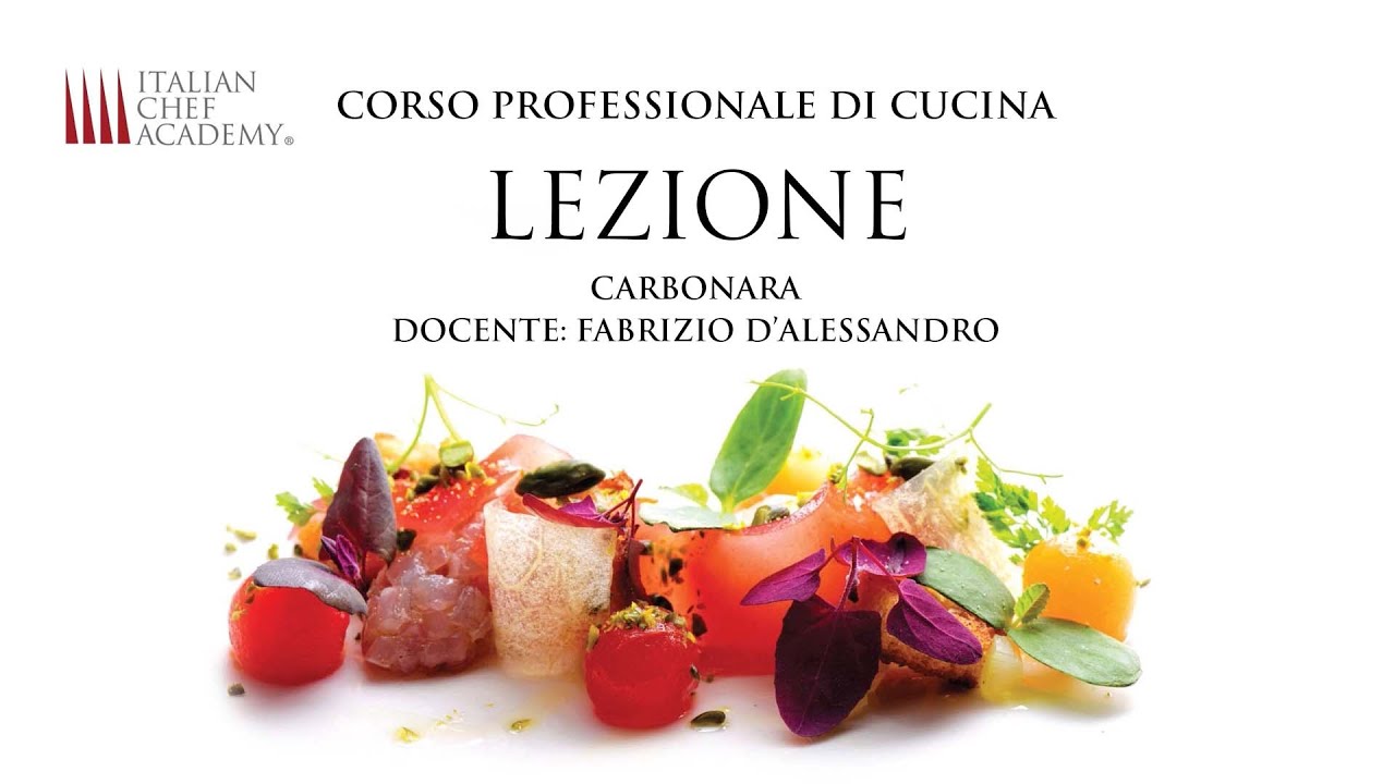 Carbonara | Ricetta by Italian Chef Academy