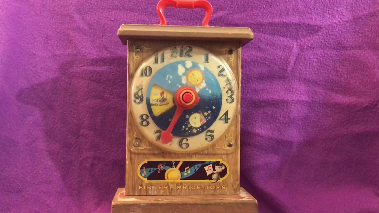 1964 Fisher Price Music Box Tick Tock Clock