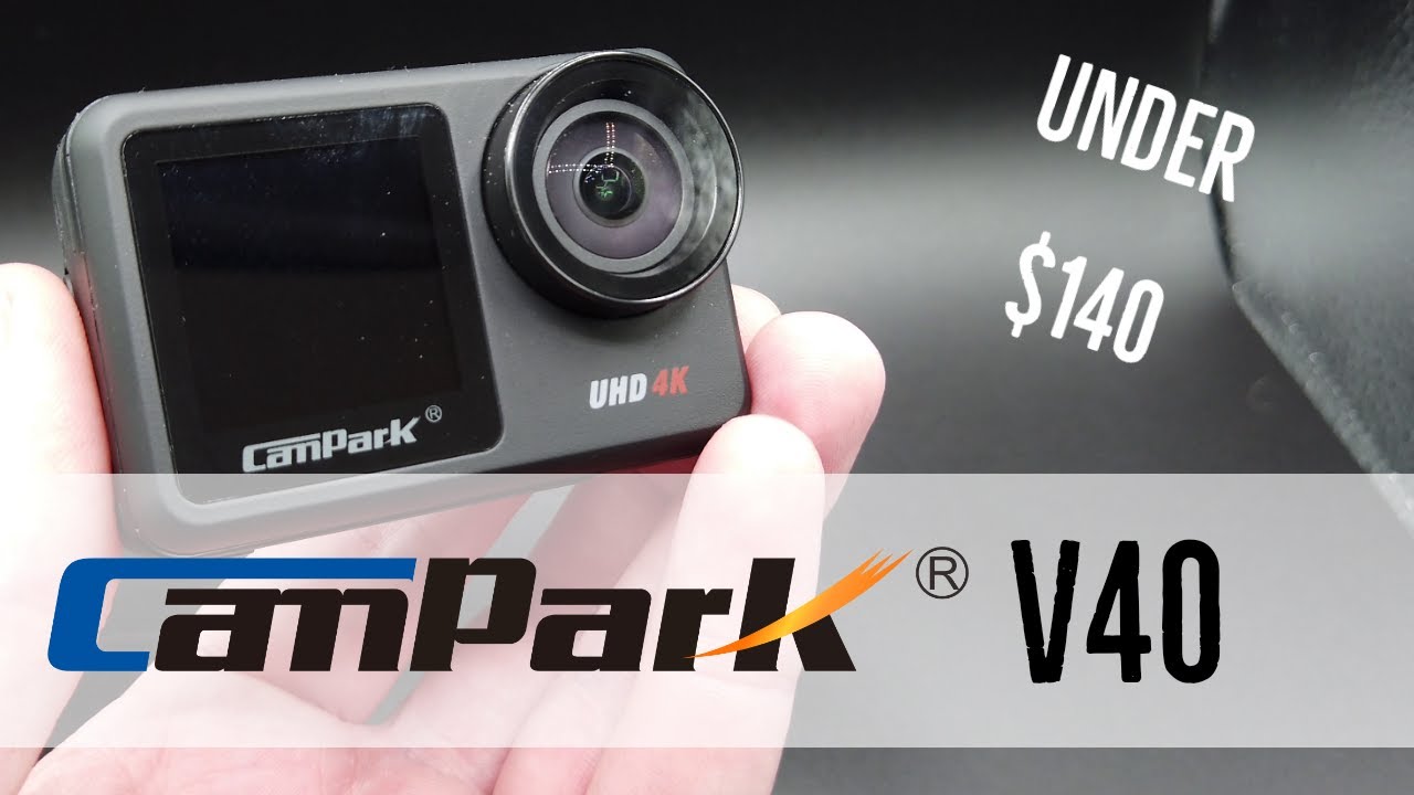 Campark V40 Budget Action Camera - Full Review | Native 4K | Dual Screens | Under $140 | Samples