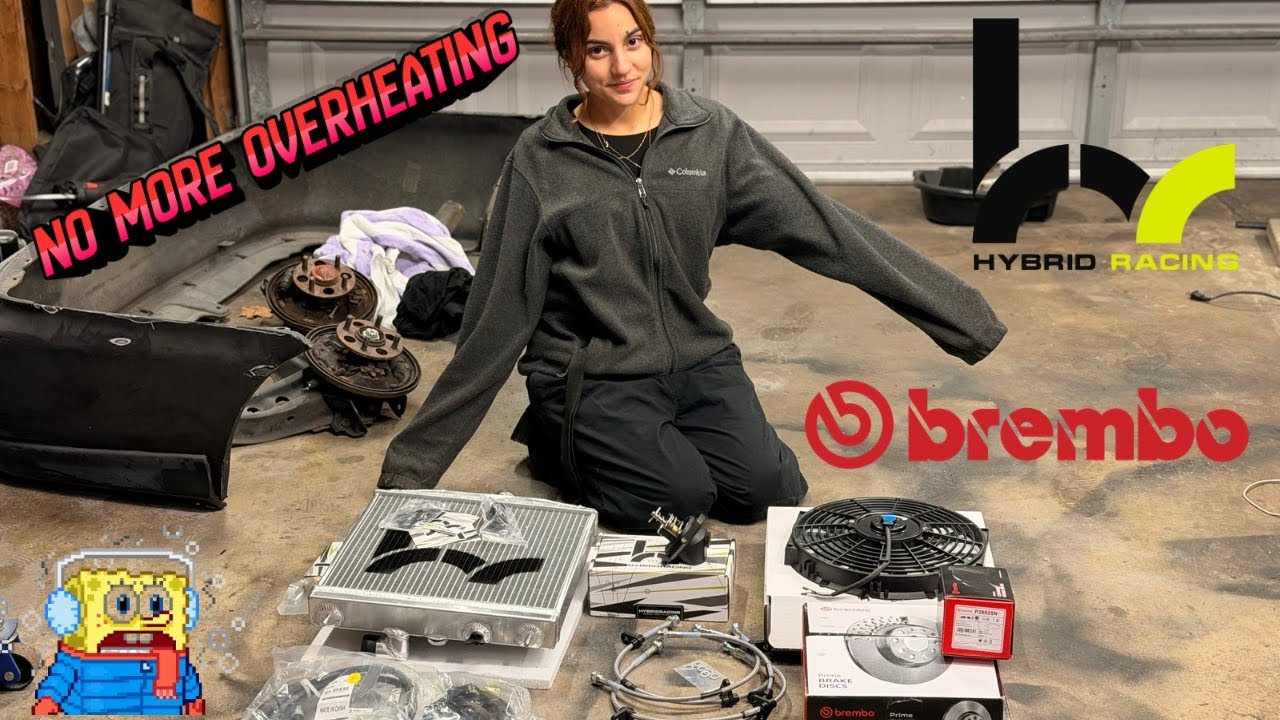 Hybrid Racing Radiator Install / Civic Track Build Cooling Upgrade
