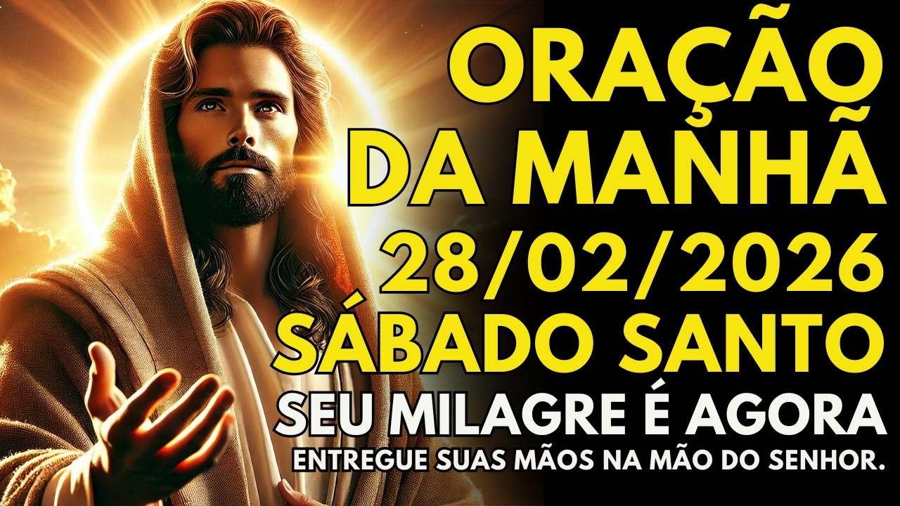 ORAÇÃO DA MANHÃ DE SÁBADO SANTO POR CURA E ESPERANÇA | DEUS RENOVA SUAS FORÇAS | ISAÍAS 40:31 AGORA!