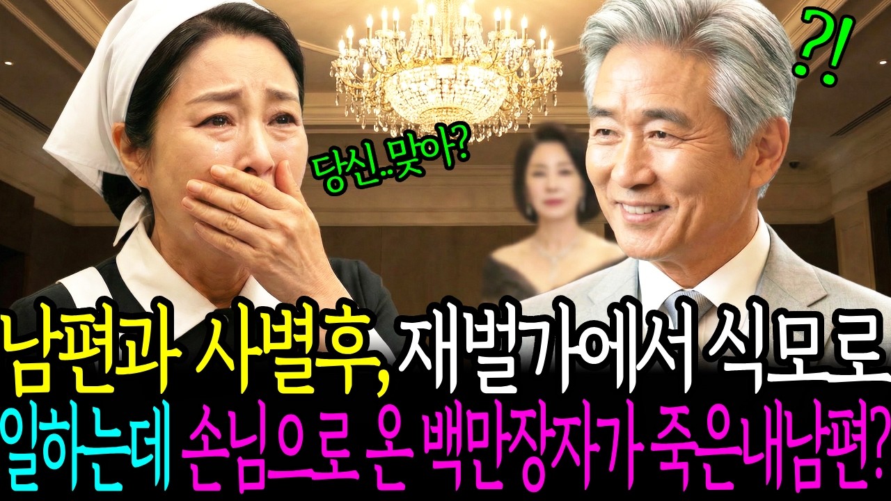 남편 죽은지20년,재벌가에서 식모로일하는데 손님으로온 백만장자가 죽은내남편?