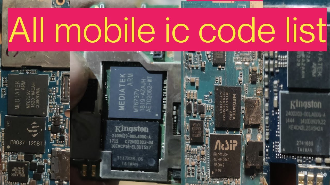 ALL MOBILE IC CODE LIST PRICE|ALL MOBILE GB CODE LIST|